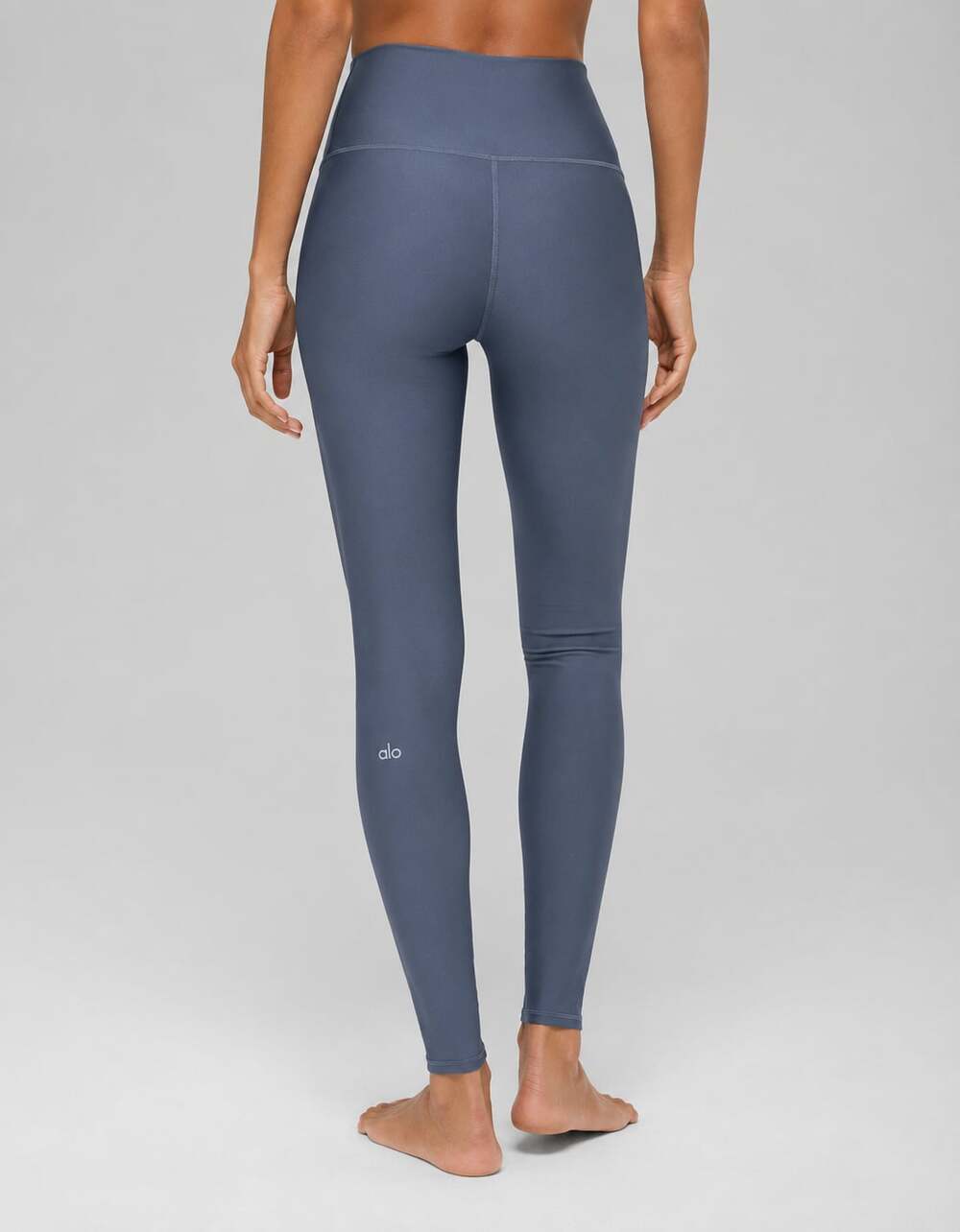 Alo Yoga 7/8 High-Waist Airlift Legging in Steel Blue
